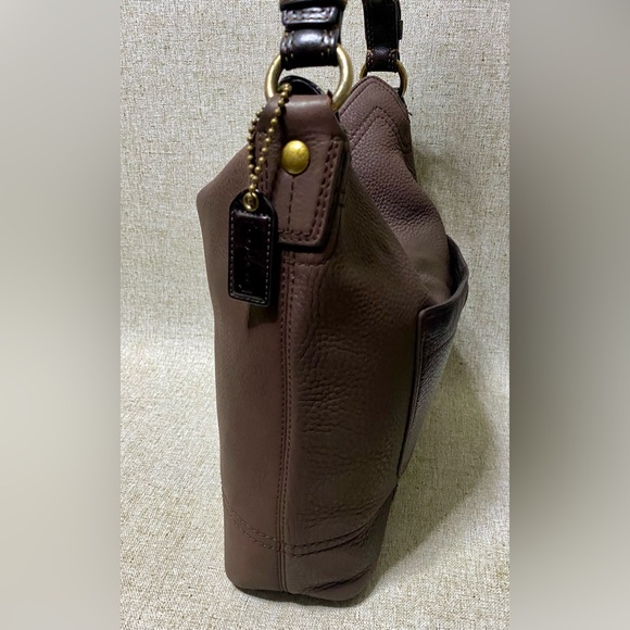 ❌SOLD OUT ❌COACH 100% Authentic COACH 1941 Brown Soft Leather Handbag Purse Tote - Picture 8 of 16